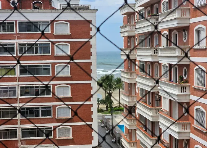 Tupi Vista Mar III Com Varanda - 3 Dormitorios - 50 Metros Da Praia - Com Area De Lazer Piscina E Salao De Jogos - Estacionamento Gratuito
