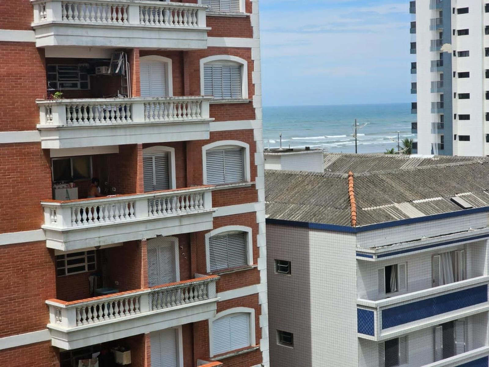 Tupi Vista Mar Iii Com Varanda - 3 - 50 Metros Da - Com Area De Lazer Piscina E Salao De Jogos - Estacionamento Gratuito Praia Grande (Santos)